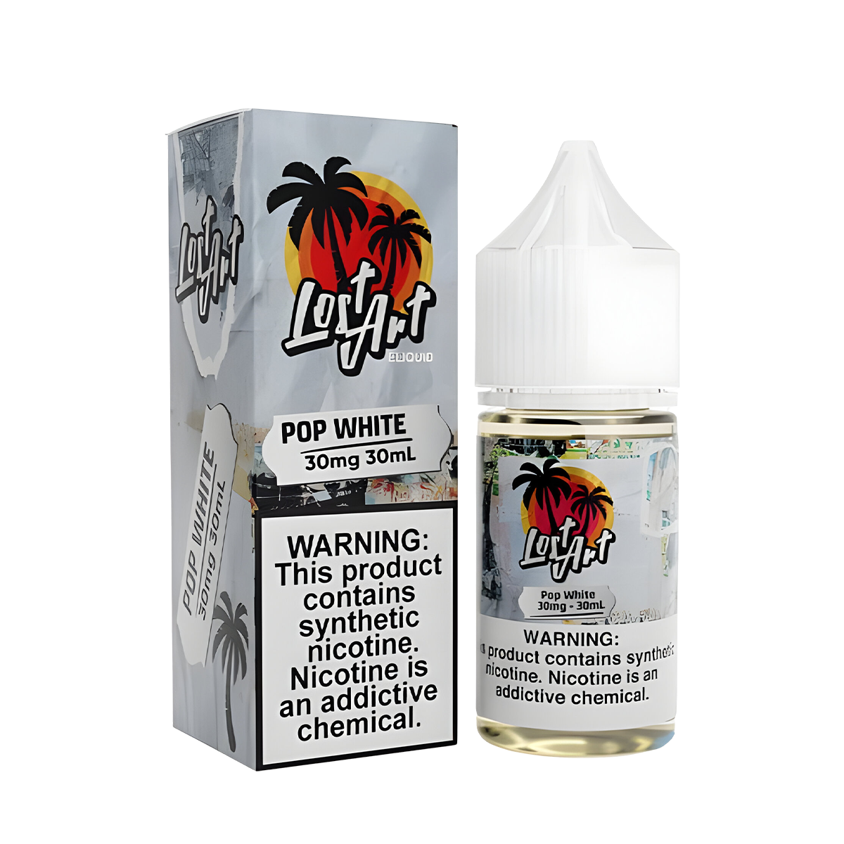 Lost Art TF Salt Nicotine Vape Juice 30 Mg 30 Ml Slotter White