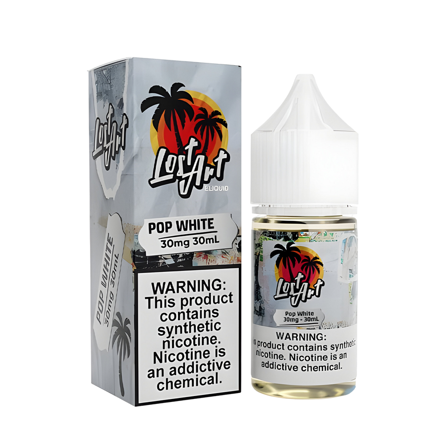 Lost Art TF Salt Nicotine Vape Juice 30 Mg Slotter White 