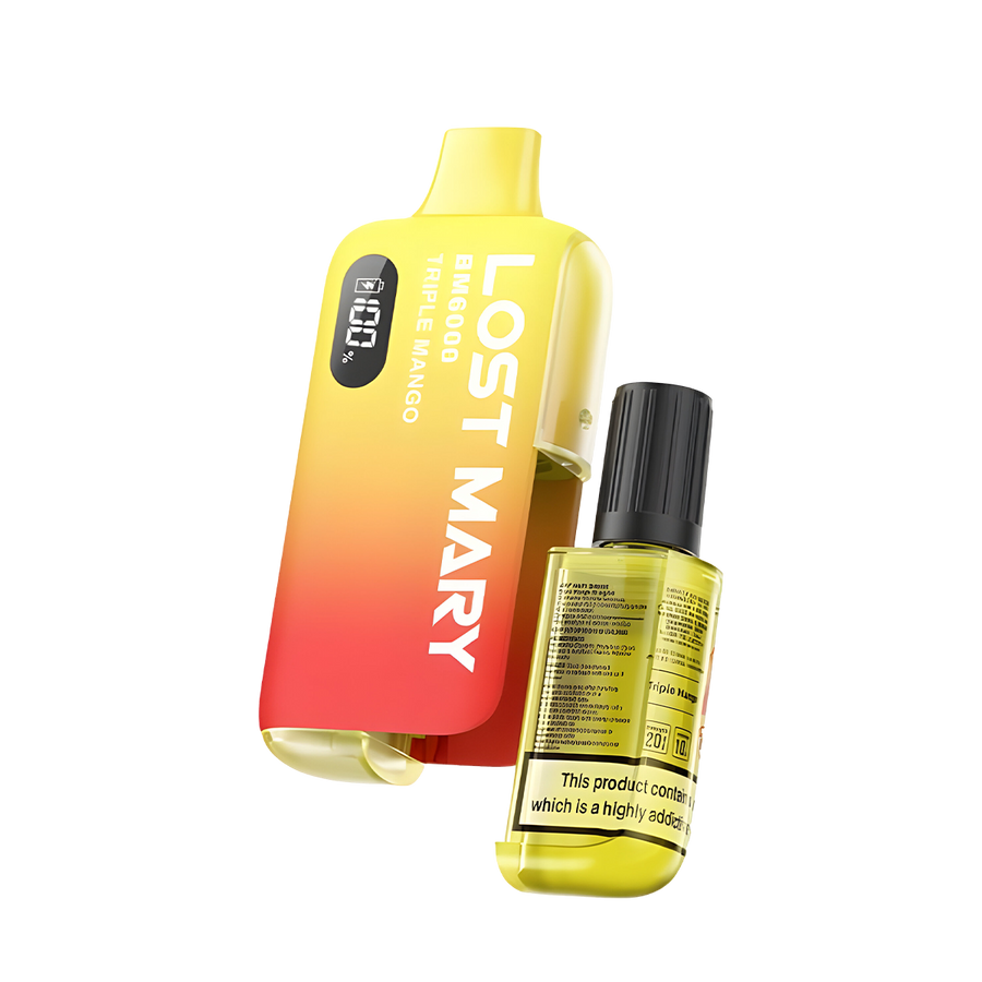 Lost Mary BM6000 Refillable disposable Vape Triple Mango  