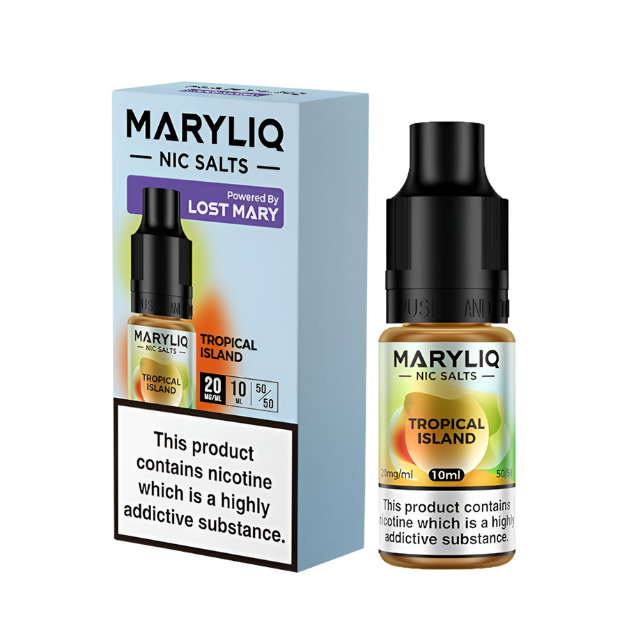 Lost Mary Maryliq Salt Nicotine Vape Juice 20 Mg Tropical Island 