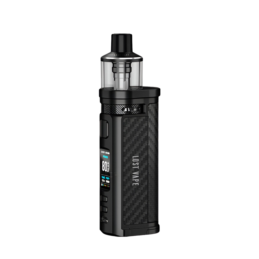 Lost Vape Centaurus Q80 Pod-Mod Kit Black Carbon Fiber  