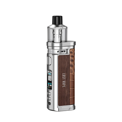 Lost Vape Centaurus Q80 Pod-Mod Kit SS Walnut Wood  