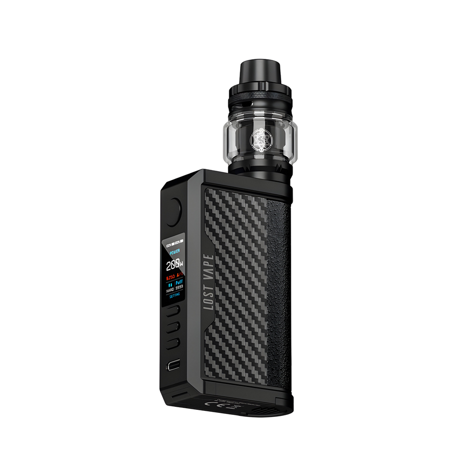 Lost Vape Centaurus Q200 Advanced Mod Kit Black Carbon Fiber  