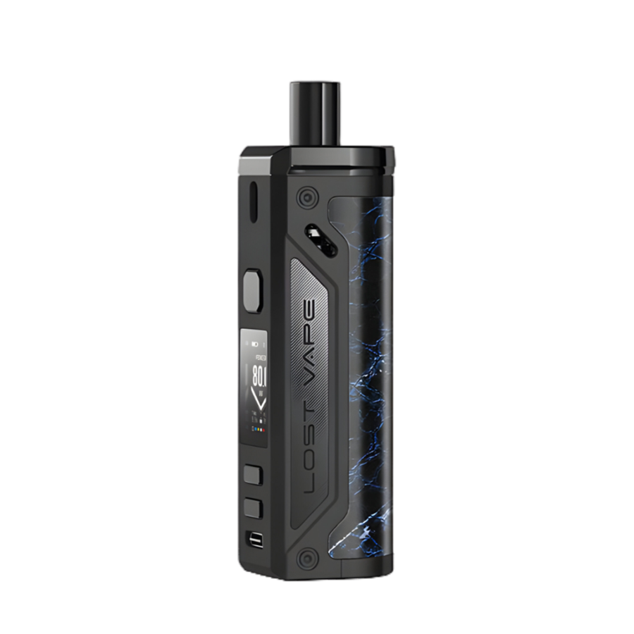 Lost Vape Thelema 80W Pod-Mod Kit Black/Glossy Leather  