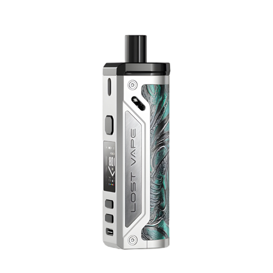 Lost Vape Thelema 80W Pod-Mod Kit SS/Ukiran Leather  