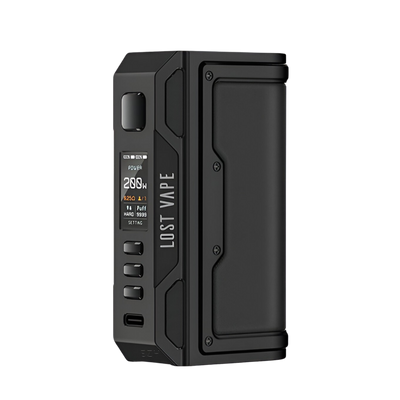 Lost Vape Thelema DNA 250C Box-Mod Kit Black Calf Leather  