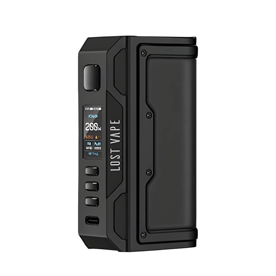 Lost Vape Thelema Quest 200W Box-Mod Kit Black Calf Leather  