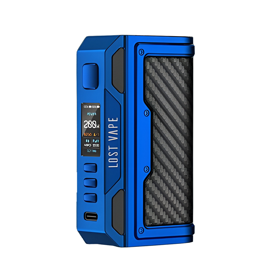 Lost Vape Thelema Quest 200W Box-Mod Kit Matte Blue Carbon Fiber  