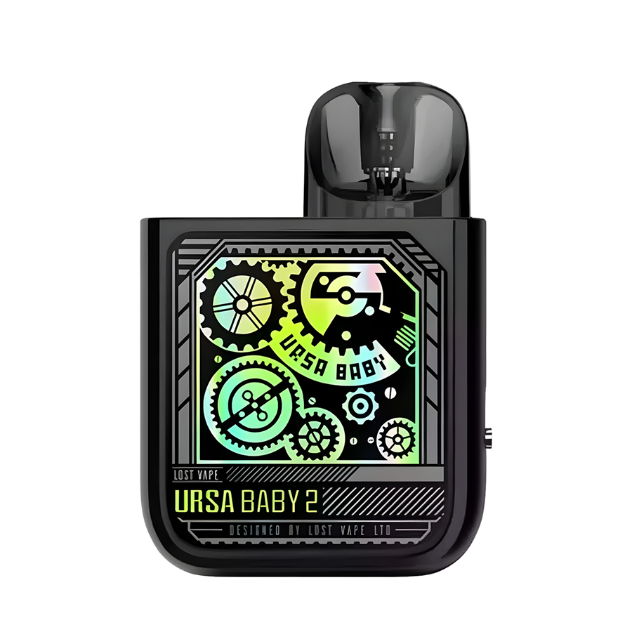 Lost Vape Ursa Baby 2 Pod System Kit Pop Black ☓ Time Gear  