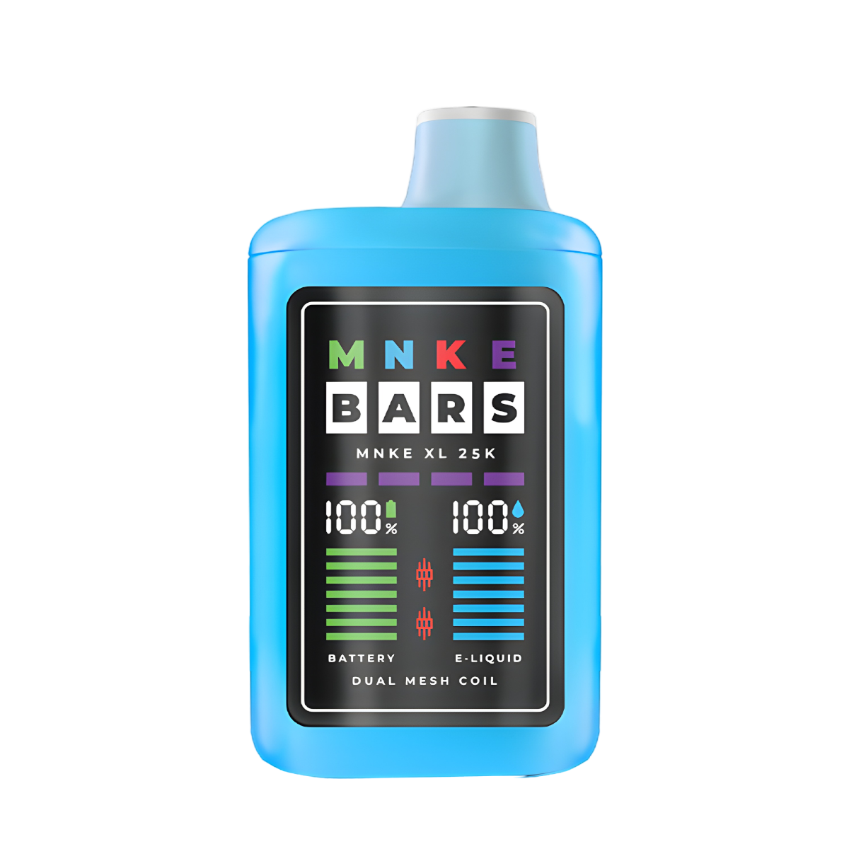MNKE Bars XL 25K Disposable Vape Blue Kiwi Ice  