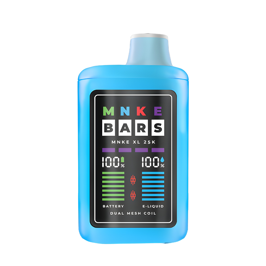 MNKE Bars XL 25K Disposable Vape Blue Kiwi Ice