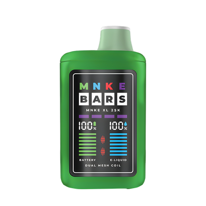MNKE Bars XL 25K Disposable Vape Cucumber Mint  