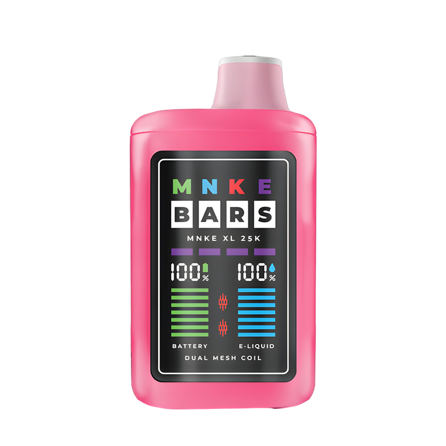 MNKE Bars XL 25K Disposable Vape Pink Burst