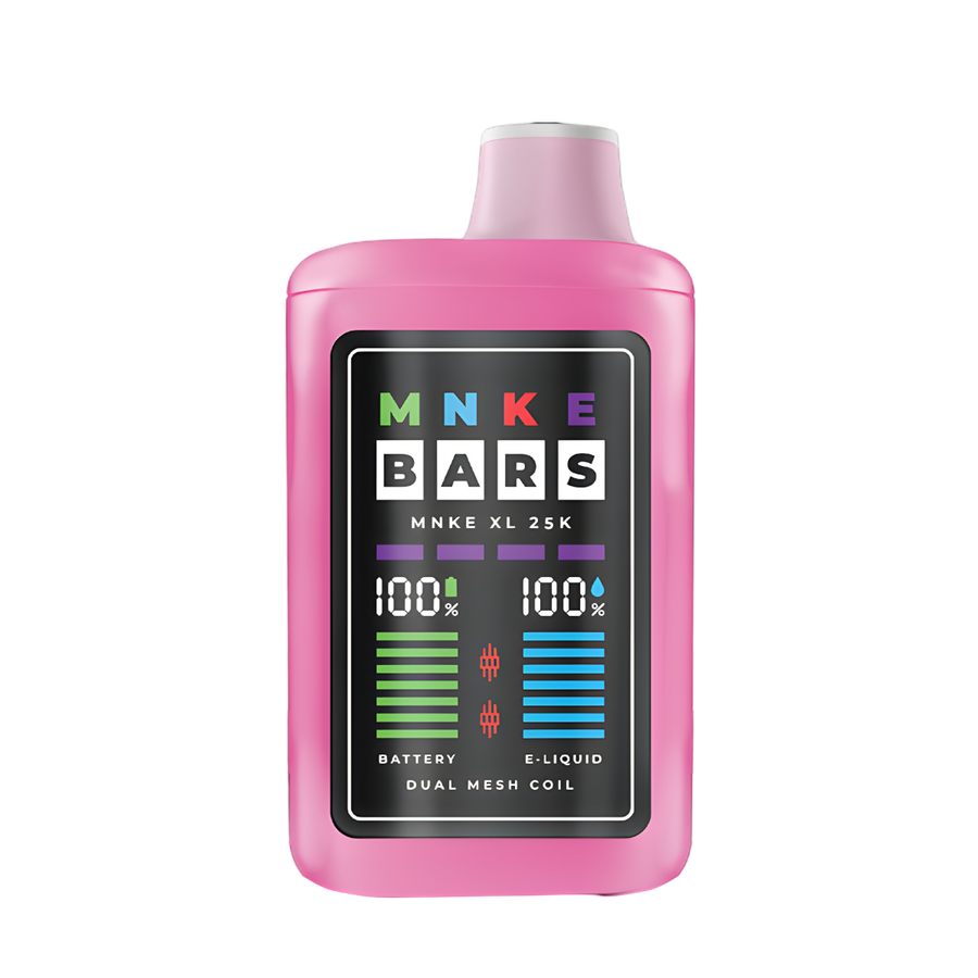 MNKE Bars XL 25K Vape | 0 Nicotine Strawberry Cake  