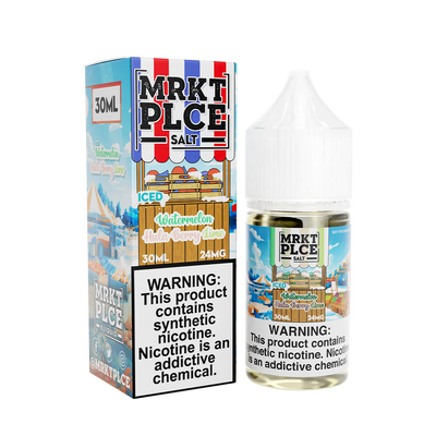 MRKT PLCE Salt Nicotine Vape Juice 24 Mg Iced Watermelon Hula Berry Lime 