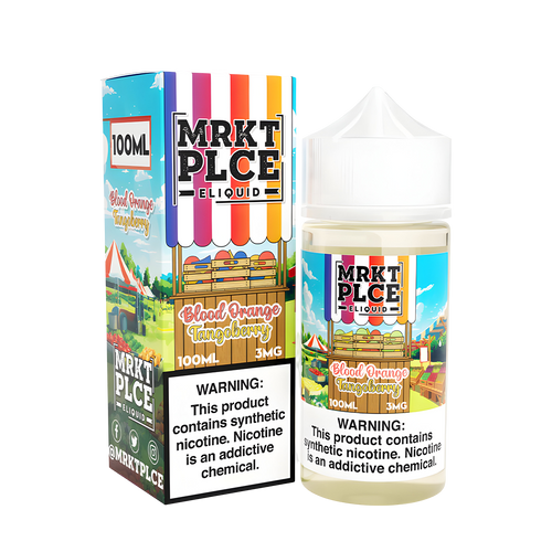 MRKT PLCE Freebase Vape Juice 0 Mg Blood Orange Tangoberry 