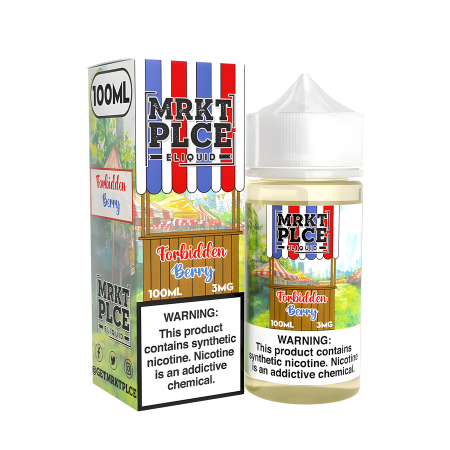 MRKT PLCE Freebase Vape Juice 0 Mg Forbidden Berry 