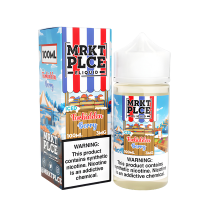 MRKT PLCE Freebase Vape Juice 0 Mg Iced Forbidden Berry 