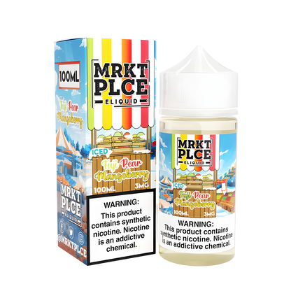 MRKT PLCE Freebase Vape Juice 0 Mg Iced Fuji Pear Mangoberry 