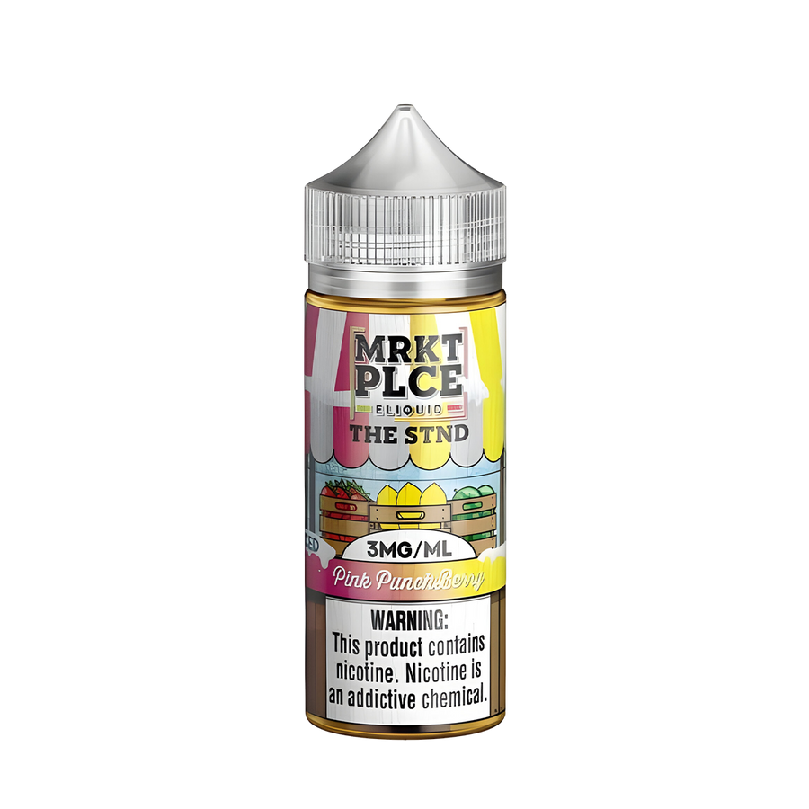 MRKT PLCE Freebase Vape Juice 0 Mg Iced Pink Punchberry 