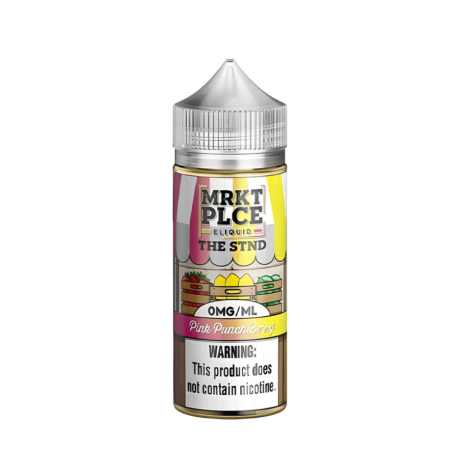 MRKT PLCE Freebase Vape Juice 0 Mg Pink Punchberry 