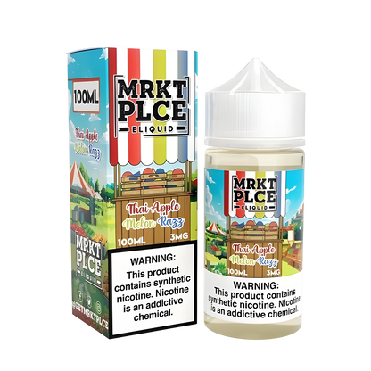 MRKT PLCE Freebase Vape Juice 0 Mg Thai Apple Melon Razz 