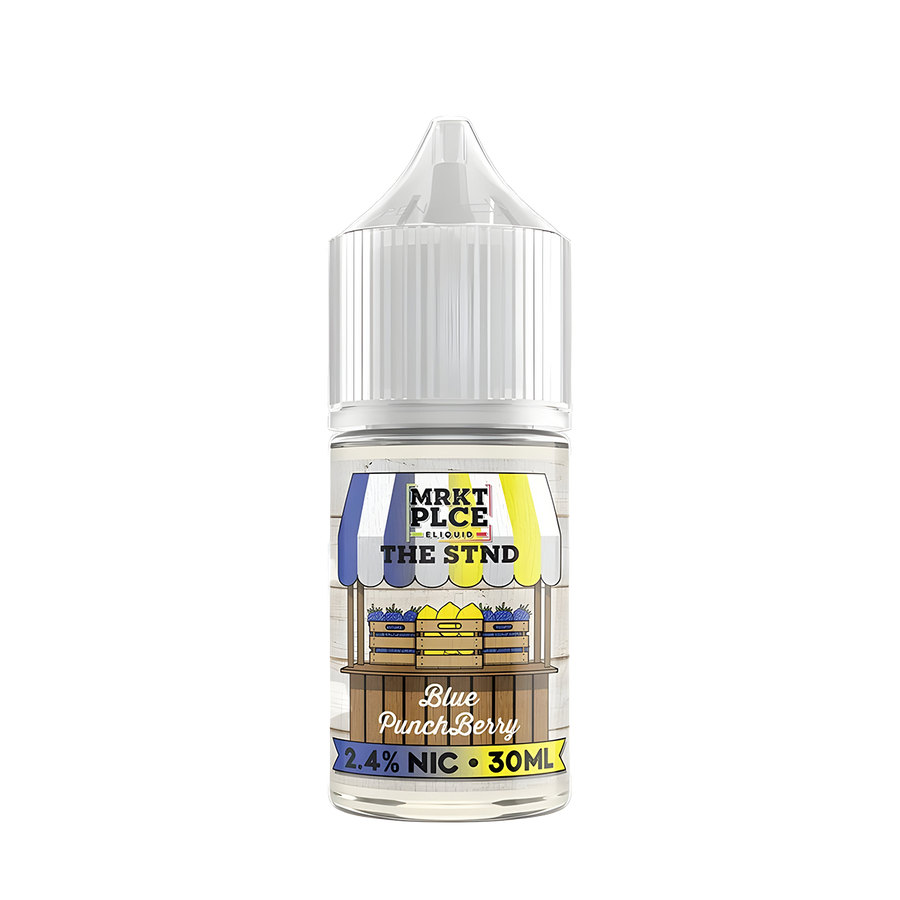 MRKT PLCE Salt Nicotine Vape Juice 24 Mg 30 Ml Blue Punchberry