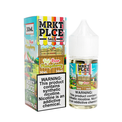 MRKT PLCE Salt Nicotine Vape Juice 24 Mg Fuji Pear Mangoberry 