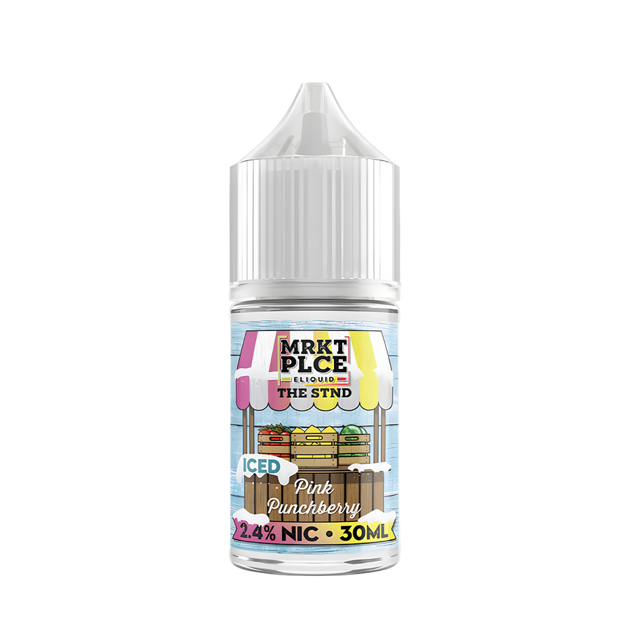 MRKT PLCE Salt Nicotine Vape Juice 24 Mg 30 Ml Iced Pink Punchberry