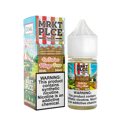 MRKT PLCE Salt Nicotine Vape Juice 24 Mg Nectarine Pitaya Pear 