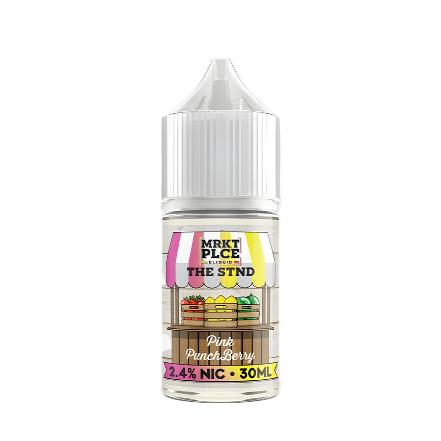 MRKT PLCE Salt Nicotine Vape Juice 24 Mg 30 Ml Pink Punchberry