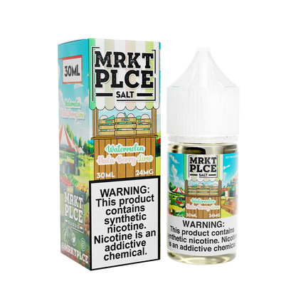 MRKT PLCE Salt Nicotine Vape Juice 24 Mg Watermelon Hula Berry Lime 