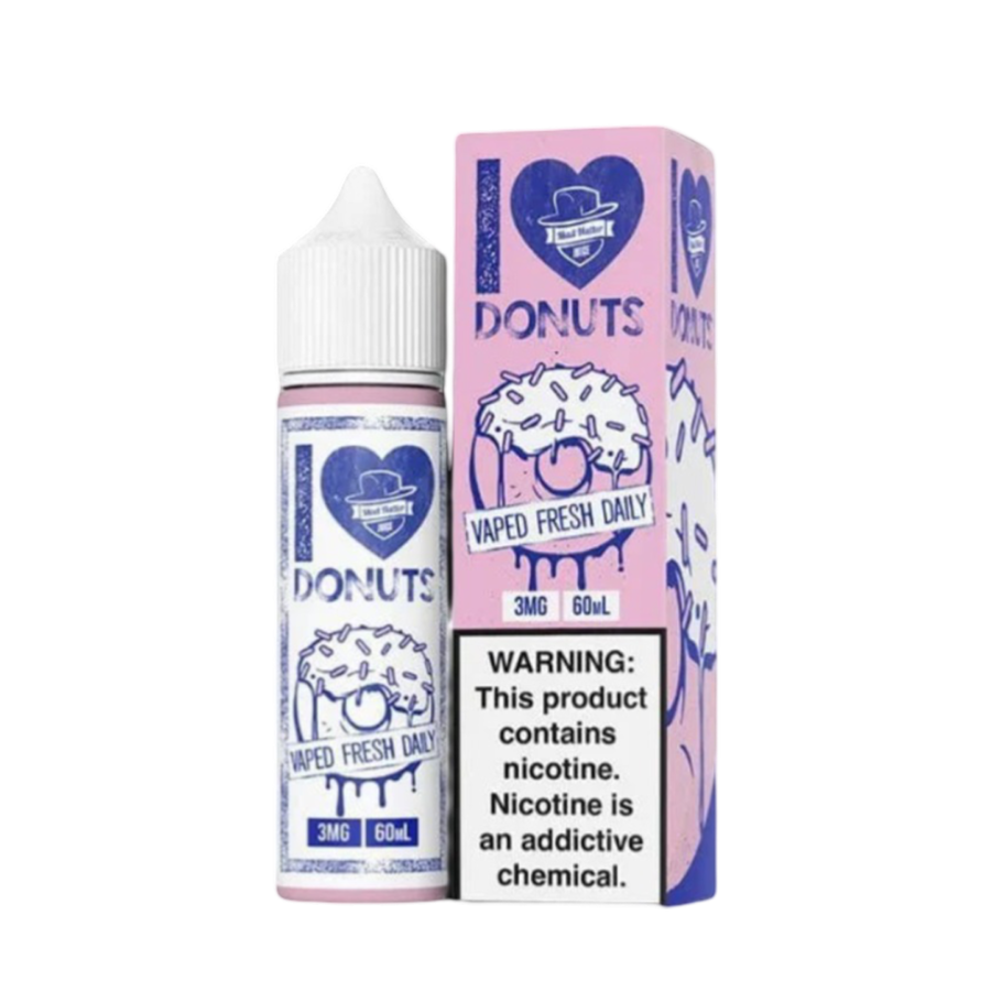 Mad Hatter Freebase Vape Juice 3 Mg 60 Ml Donuts