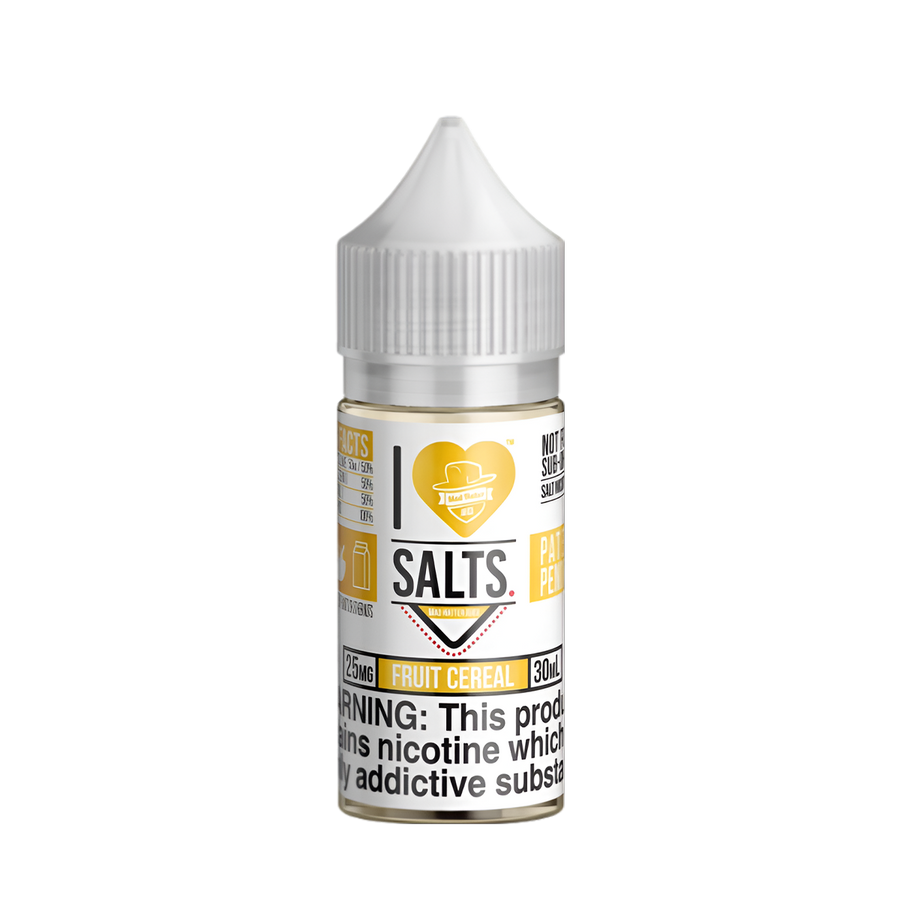 Mad Hatter I Love Salt Nicotine Vape Juice 25 Mg Fruit Cereal 