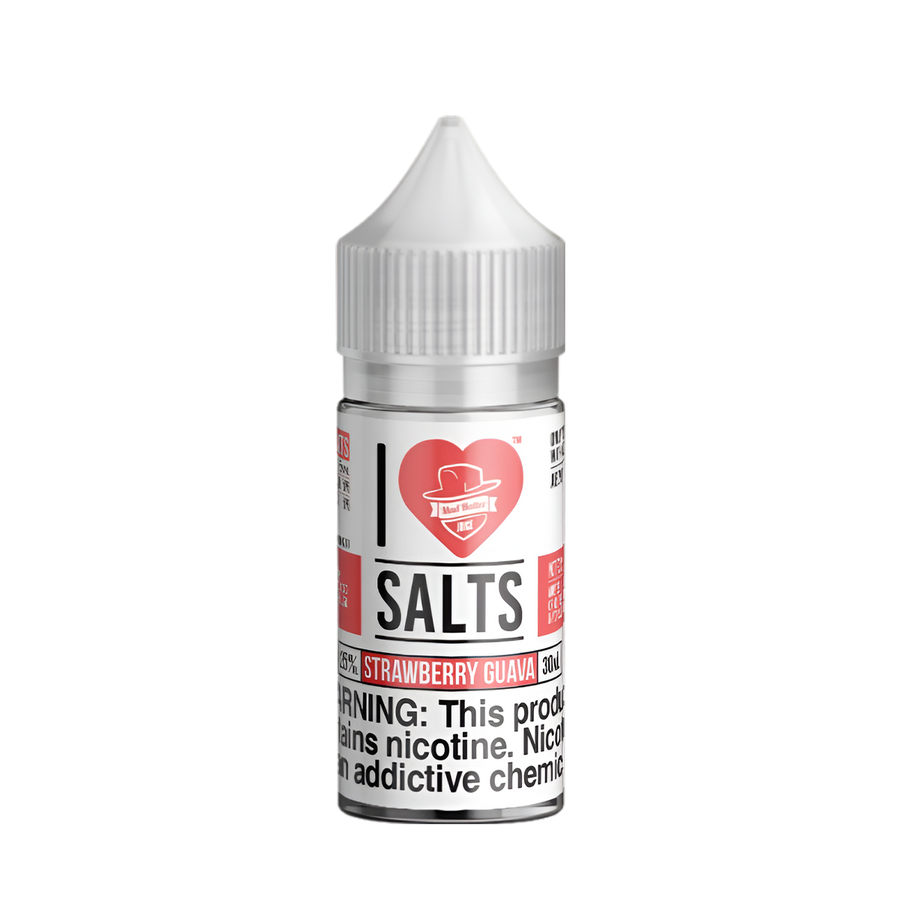 Mad Hatter I Love Salt Nicotine Vape Juice 25 Mg Strawberry Guava 