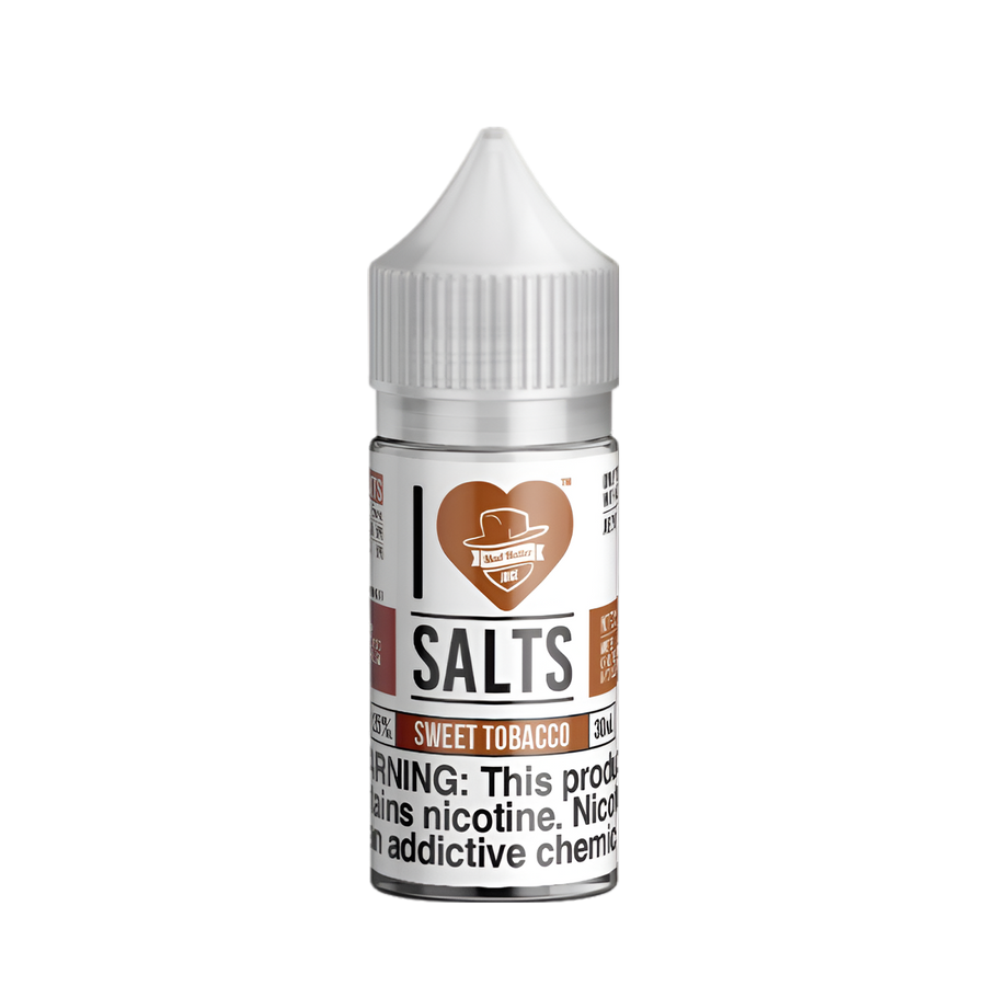 Mad Hatter I Love Salt Nicotine Vape Juice 25 Mg Sweet Tobacco 