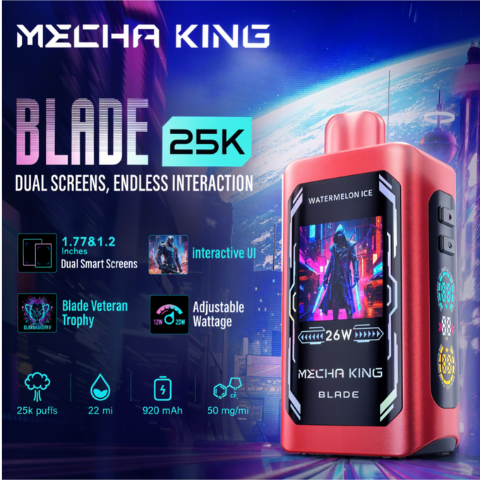 Mecha King Blade 25K Disposable Vape