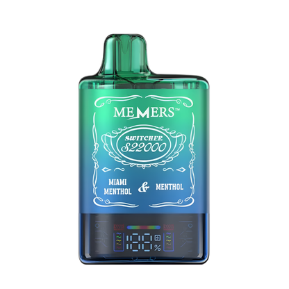 Memers Switcher S22K Disposable Vape Kit Miami Menthol/Menthol  