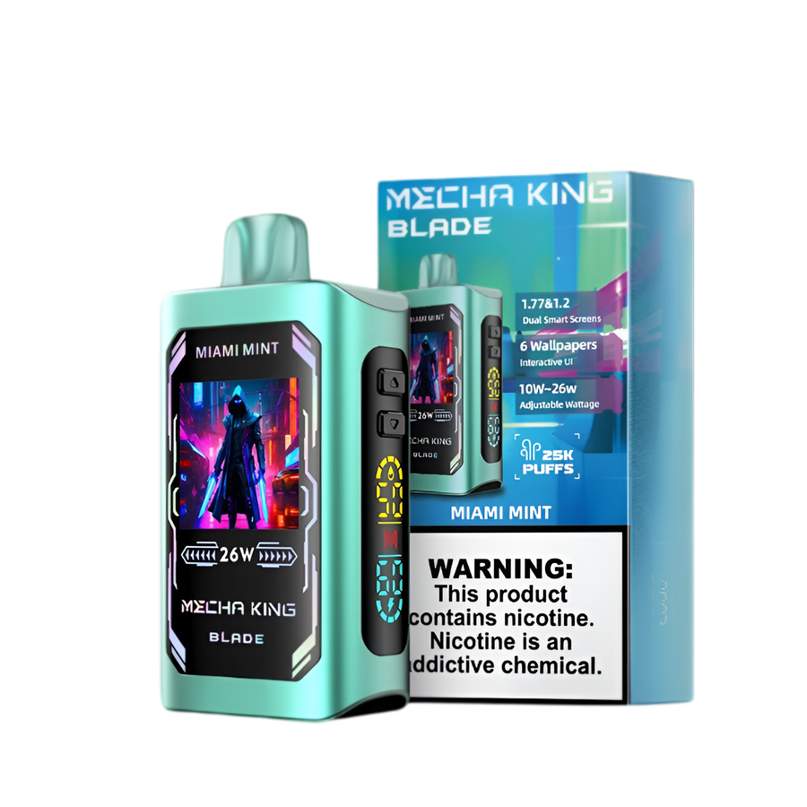 Mecha King Blade 25K Disposable Vape Miami Mint  