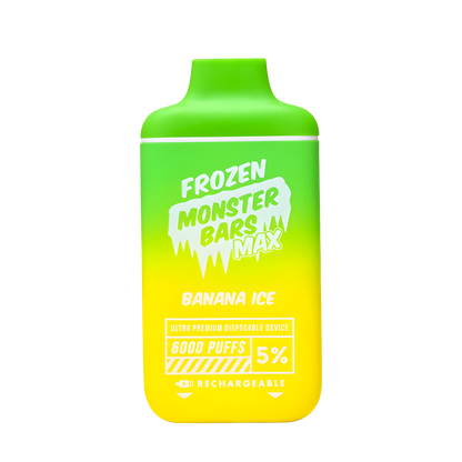 Monster Bars MAX 6000 Disposable Vape Banana Ice  