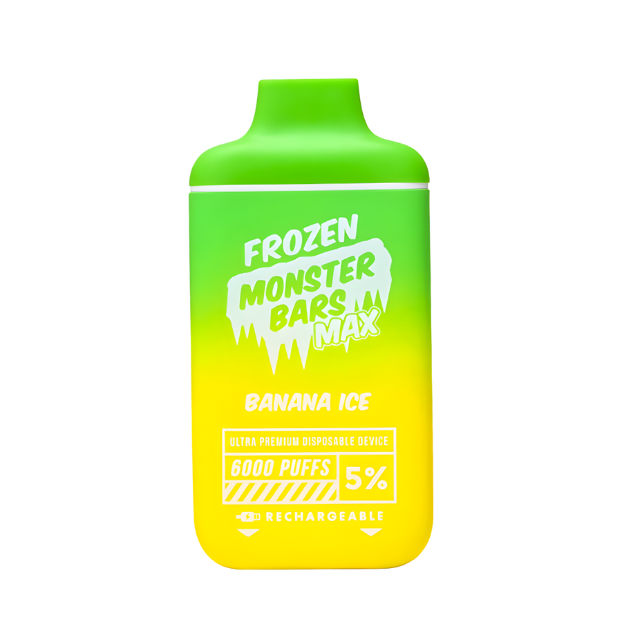 Monster Bars MAX 6000 Disposable Vape Banana Ice  