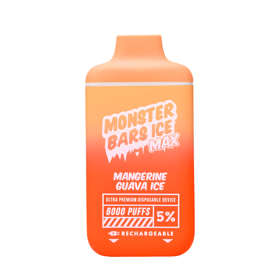 Monster Bars MAX 6000 Disposable Vape Mangerine Guava Ice  