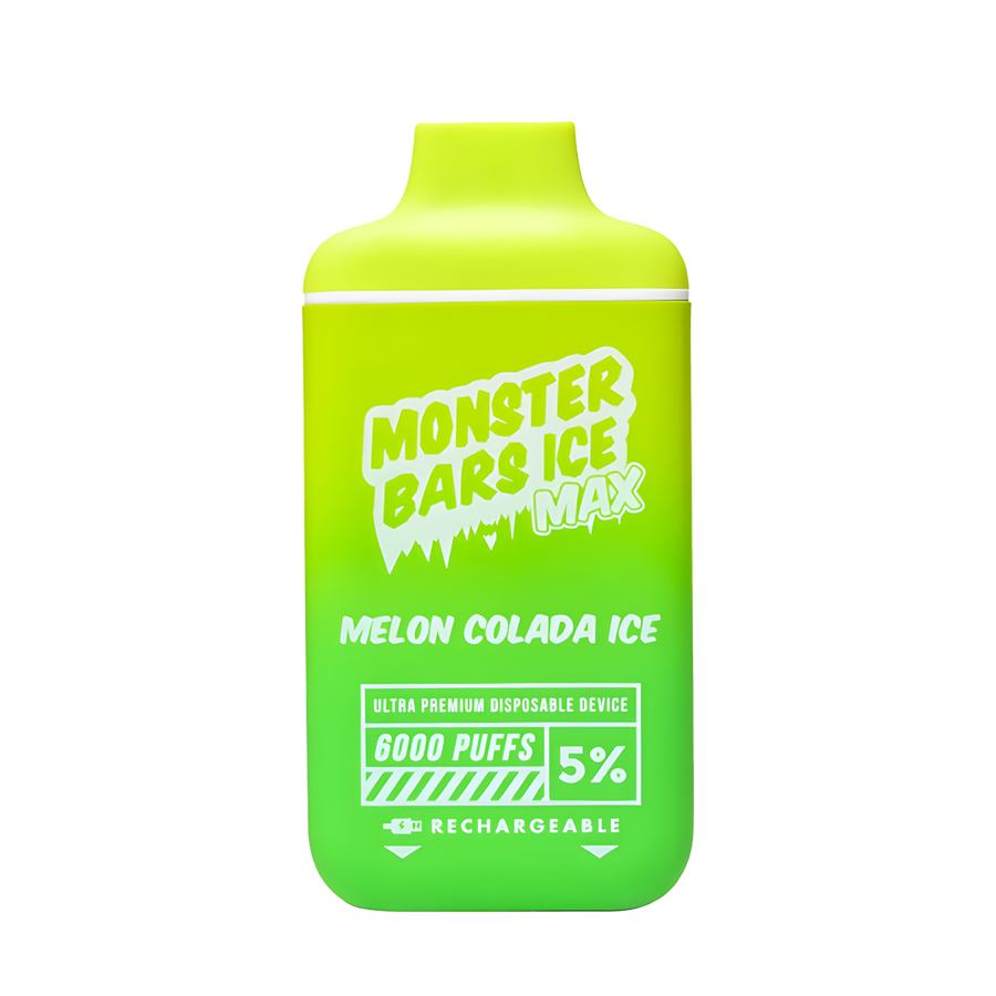 Monster Bars MAX 6000 Disposable Vape Melon Colada Ice  