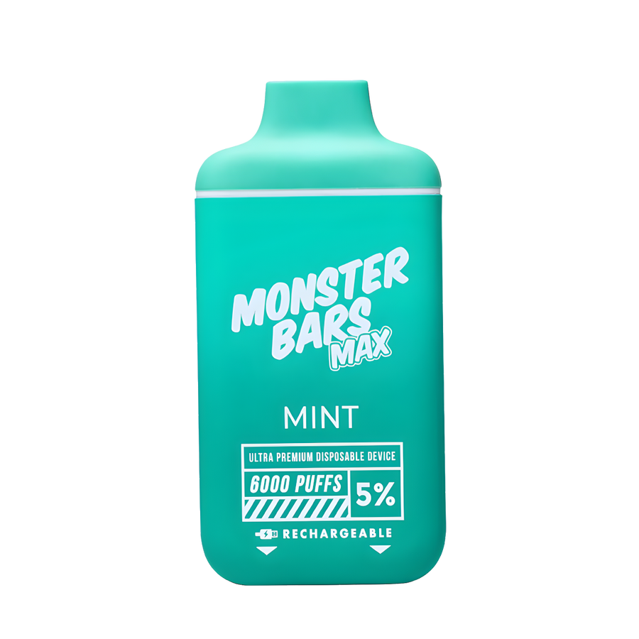 Monster Bars MAX 6000 Disposable Vape Mint  