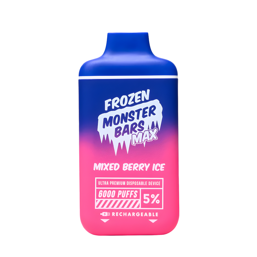 Monster Bars MAX 6000 Disposable Vape Mixed Berry Ice  