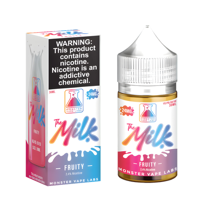 The Milk Monster Salt Nicotine Vape Juice 24 Mg 30 Ml Fruity Milk