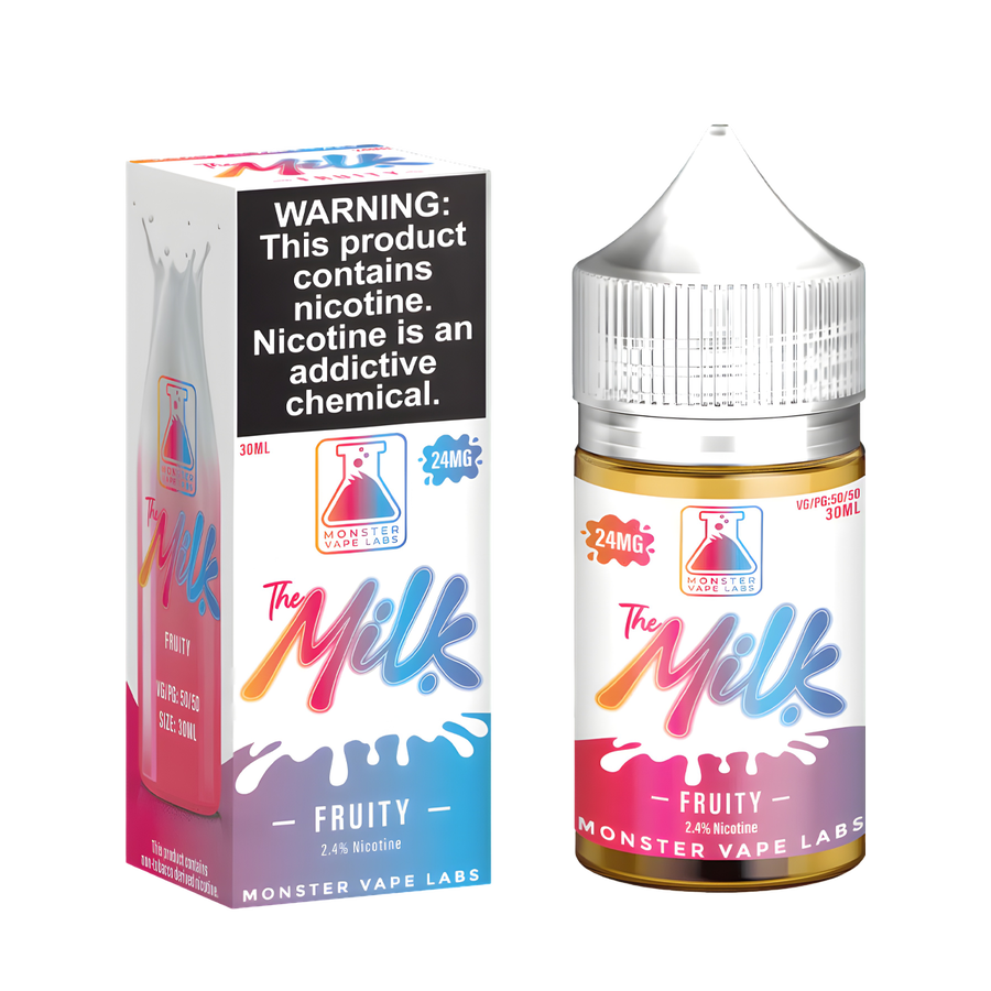 The Milk Monster Salt Nicotine Vape Juice 24 Mg 30 Ml Fruity Milk