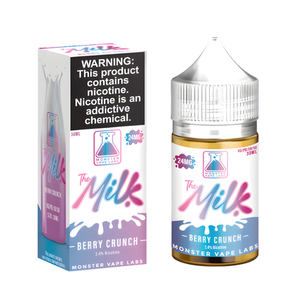 The Milk Monster Salt Nicotine Vape Juice 24 Mg Berry Crunch 