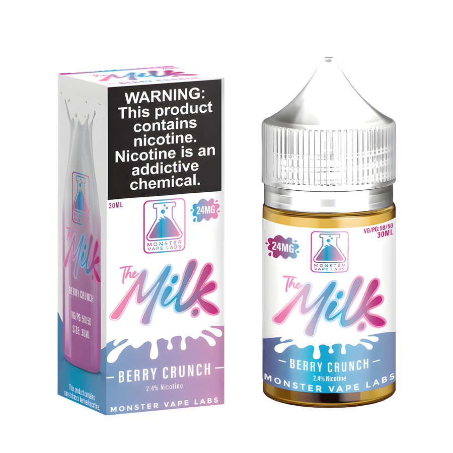 The Milk Monster Salt Nicotine Vape Juice 24 Mg Berry Crunch 