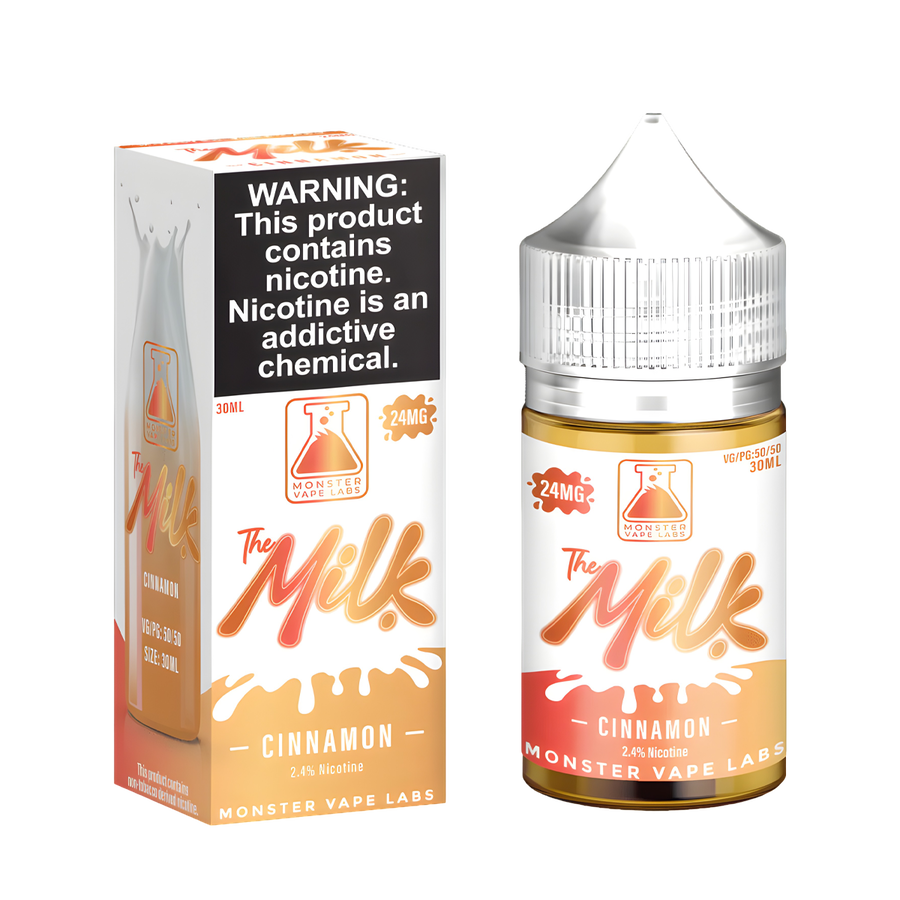 The Milk Monster Salt Nicotine Vape Juice 24 Mg Cinnamon Milk 